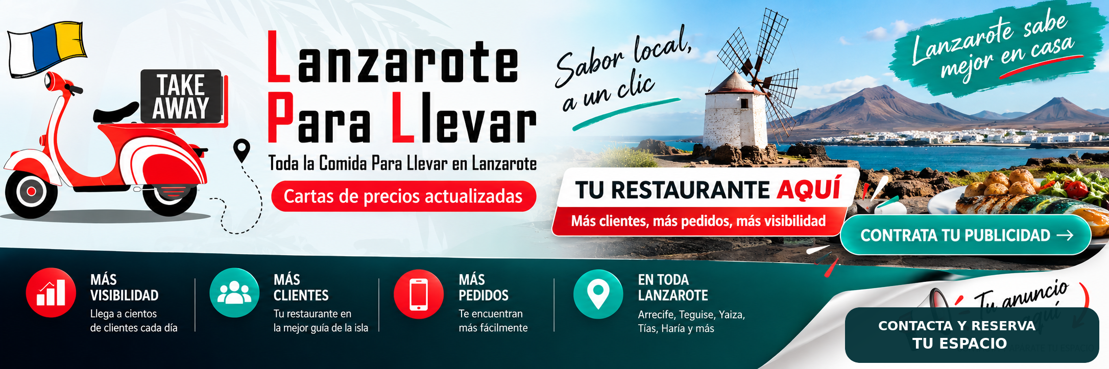 Anúnciate en Lanzarote Para Llevar